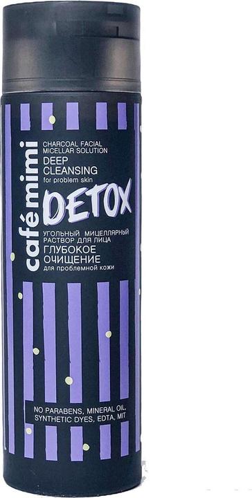 Café Mimi Detox Micellar Facial Solution Deep Cleansing 200ml (Waschcrème, 200 ml)