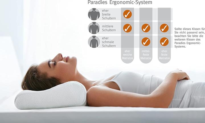 Produktbild Paradies Revita Ergonomic Nacken-Kissen (80 x 40 cm)