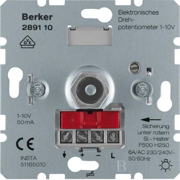 Actual product image Berker UP Electronic rotary potentiometer 289110 tiometer 1-10V with softkey