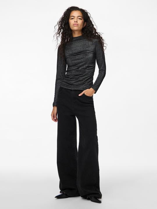 Immagine prodotto Pieces Pcmonica Ls Glitter Ruching Top Noos (M)