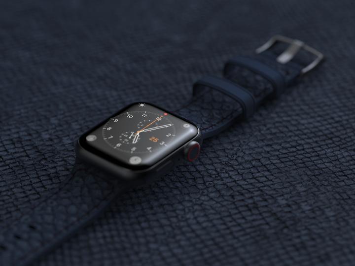 Produktbild Njord Vatn Watch Strap For (40 mm, 41 mm, Lachsleder, Edelstahlverschluss, Veganes Leder)