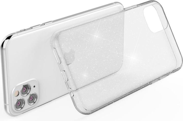 Immagine prodotto Nalia Copertura in silicone trasparente con glitter (Apple iPhone 11 Pro)