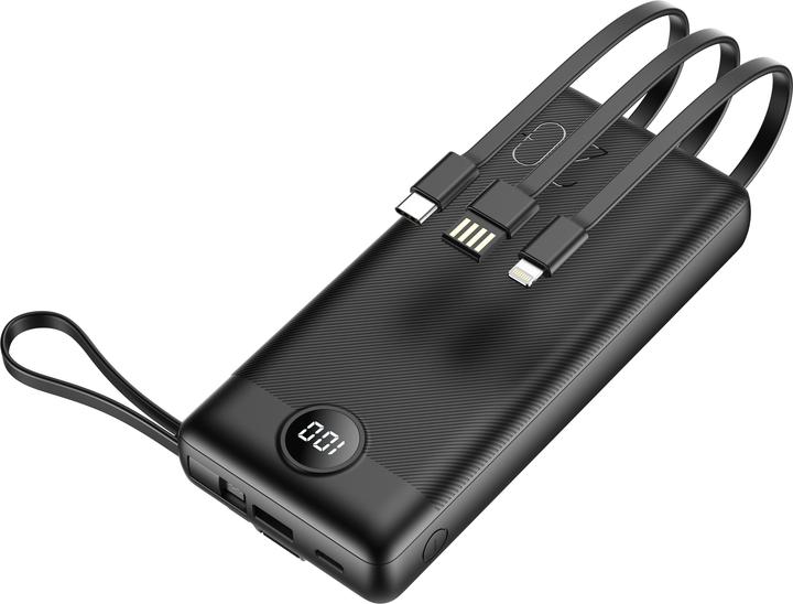 Veger C20 Powerbank con cavo - 20'000mAh (20000 mAh, 10 W, 77 Wh)