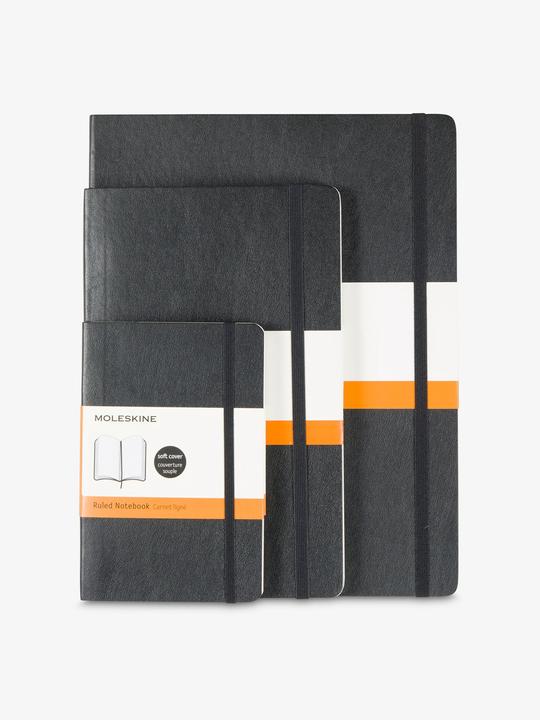 Actual product image Moleskine Classic Soft Large (A5, Lined, Soft cover)