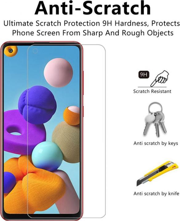 Image du produit Screenguard Samsung Galaxy A21s Protection en verre blindé Case Friendly Design (1 pièce(s), Samsung Galaxy A21s)
