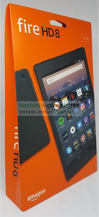Actual product image Amazon Fire HD 8 Tablet with Alexa, 20.32cm (8 inch) HD Display, 16 GB, Black, with... (8", 16 GB, Black)
