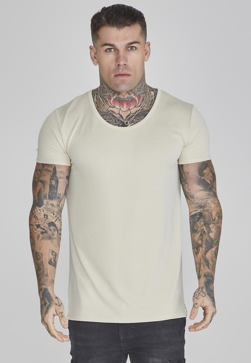 Immagine prodotto Siksilk T-shirt Muscle Fit in ecru (M)