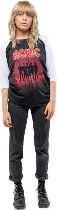 Immagine prodotto AC/DC Maglietta PWR-UP UK Donna/Ladies in cotone Raglan (XS)