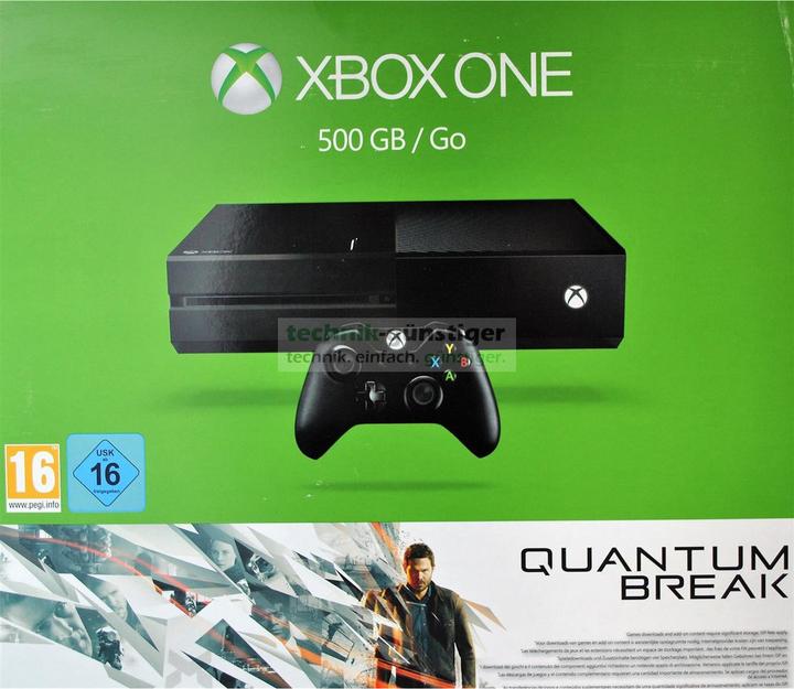 Actual product image Microsoft XBOX One 500GB Bundle, Quantum Break and Alan Wake