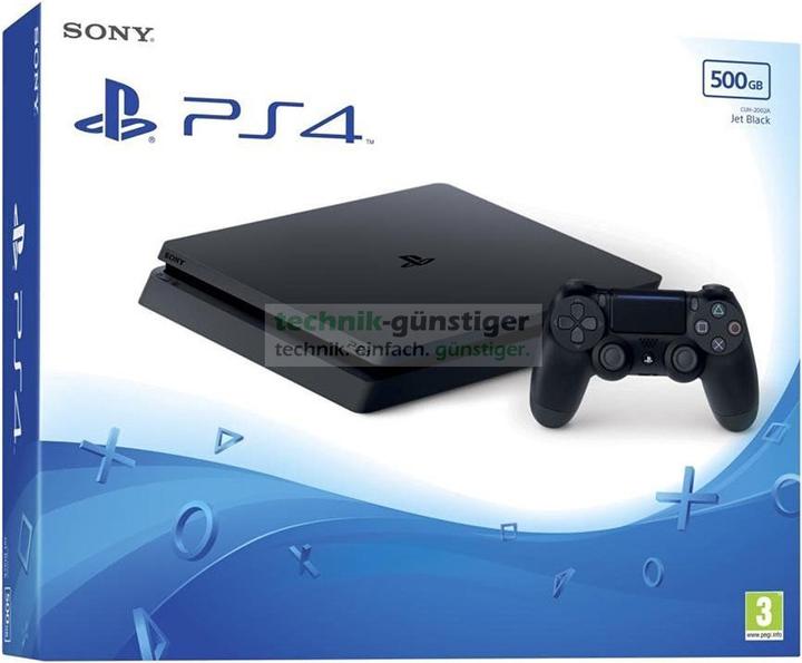 Productafbeelding Sony Playstation 4 Slim Console 500GB Zwart - CUH-2016A