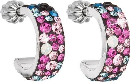 Evolution Group Stylish earrings with crystals 31118.4 Galaxy (L)