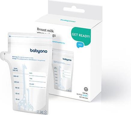 Actual product image Babyono Breast milk bag