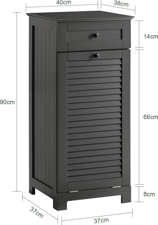 Produktbild SoBuy Wäscheschrank (40 x 38 x 90 cm)