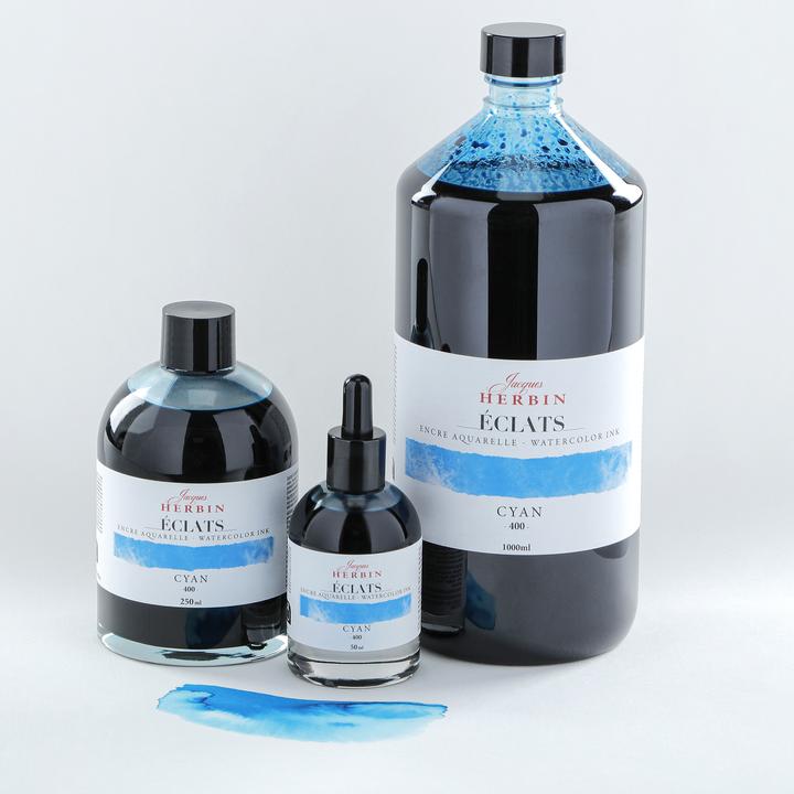 Image du produit Herbin Encre aquarelle (Encrier, Bleu, Turquoise)