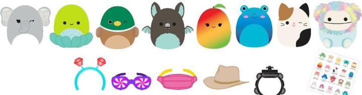 Image du produit Jazwares Sqal - 8 Pack (Asst) (2.50 cm)