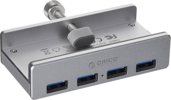 Orico MH4PU-P-SV-BP (USB-C, 4 Ports)