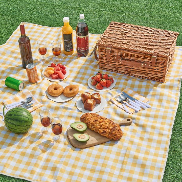 Produktbild Casa.Pro Picknickkorb Brindisi für 4 Personen Komplettset