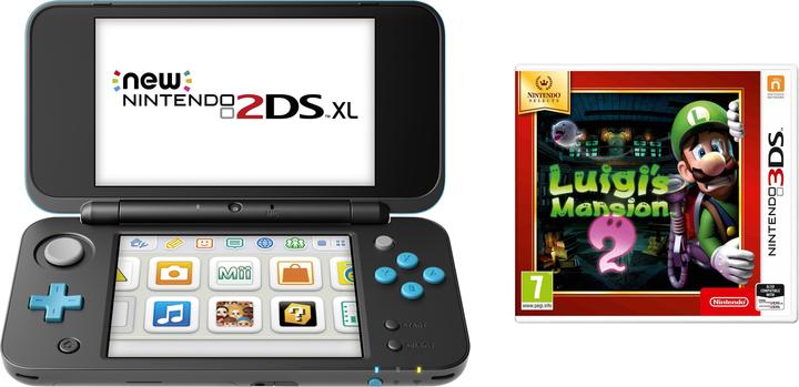 Image du produit Nintendo New 2DS XL + Selects : Luigi's Mansion 2 (FR)