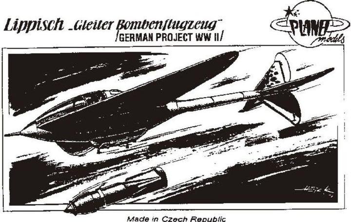 Produktbild Planet Models Lippisch Gleiter Bombenflugzeug