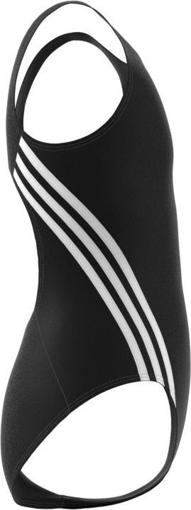 Produktbild adidas 3-Stripes, Badeanzug, Schwarz-Weiss, 910A, Mädchen (140)