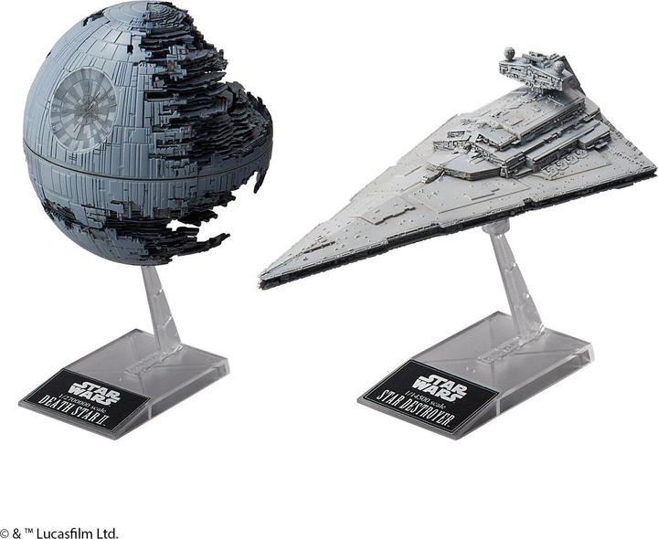 Actual product image Revell Death Star II + Imperial Star Destroyer