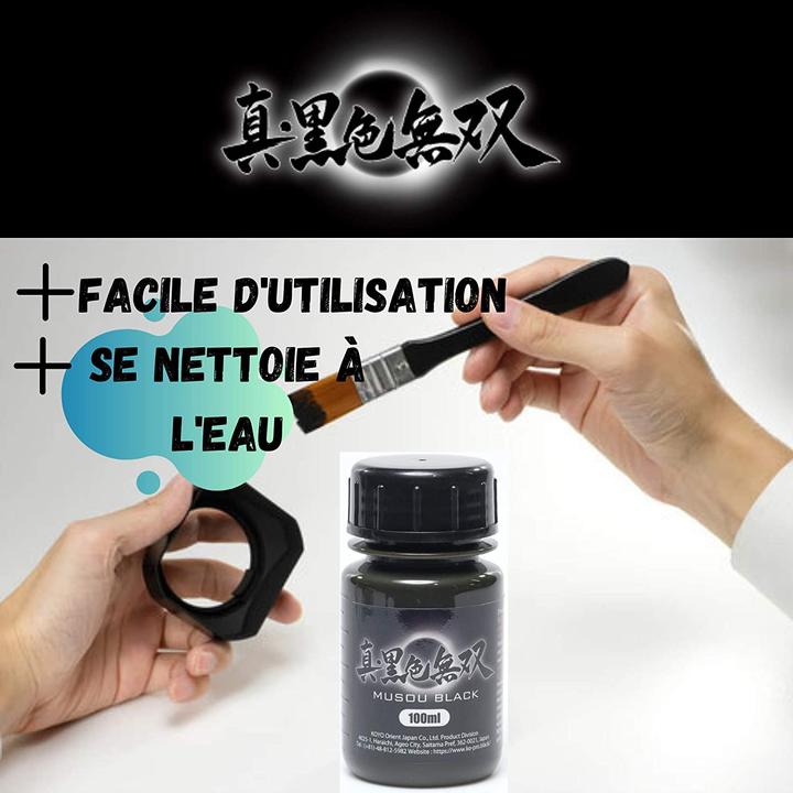 Actual product image Musou Black Acrylic paint (Black, 100 ml)