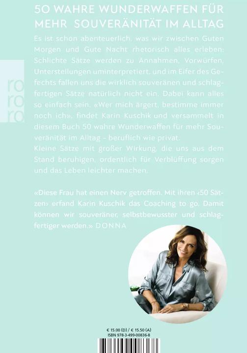 Immagine prodotto 50 Sätze, die das Leben leichter machen (Tedesco, Karin Kuschik, 2022)