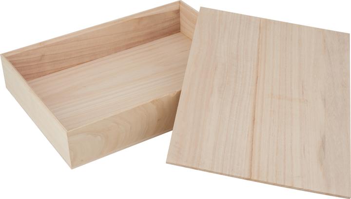Produktbild VBS Holzbox mit losem Deckel (32 x 23.5 x 6 cm)