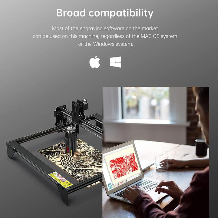 Actual product image Atomstack A5 M40 laser engraver