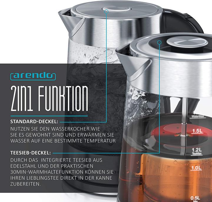 Produktbild Arendo Wasserkocher (1.70 l)