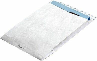 Bong Faltenversandtaschen hohe Kapazität starkes Material E4 406 x 305 x 50 mm 20 Stück weiss (20 x)