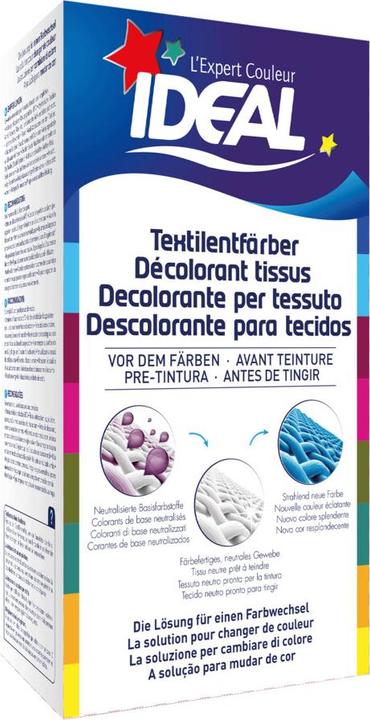 Ideal / Eswacolor La teinture des textiles (1 Cycles de lavage, Lessive liquide)