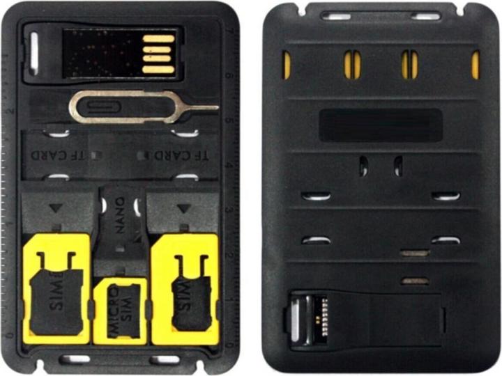 Actual product image PowerGuard SIM Card Travel Adapter Tool Kit