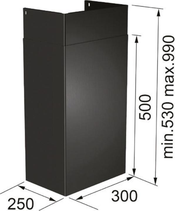 Actual product image Franke Schacht schwarz