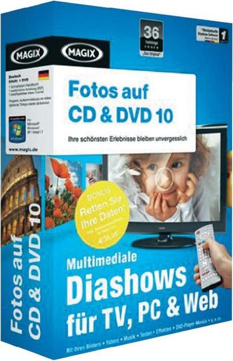 Produktbild Magix Fotos auf CD DVD 10