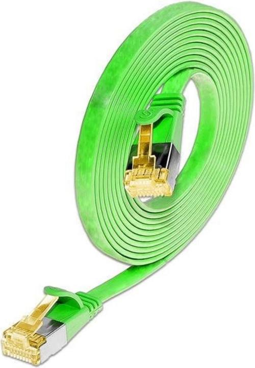 Image du produit Wirewin Câble patch Slim : U/FTP, 50cm, vert (U/FTP, CAT6a, 0.50 m)