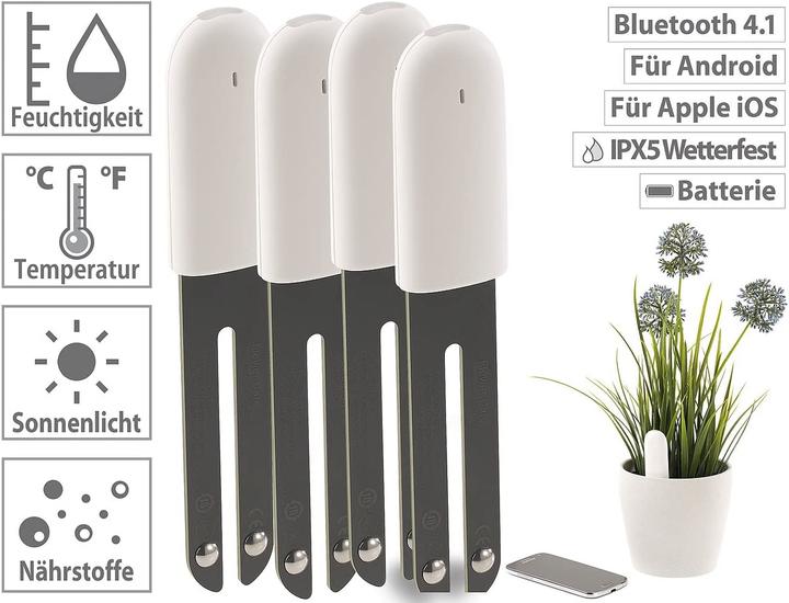 Immagine prodotto Royal Gardineer Sensore di piante 4in1 (Sensore di irrigazione)