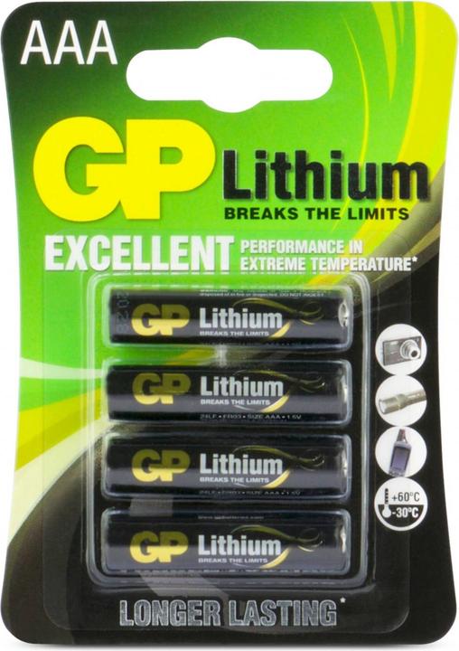 Immagine prodotto GP Batteries Excellent Lithium Micro (4 pz., AAA)