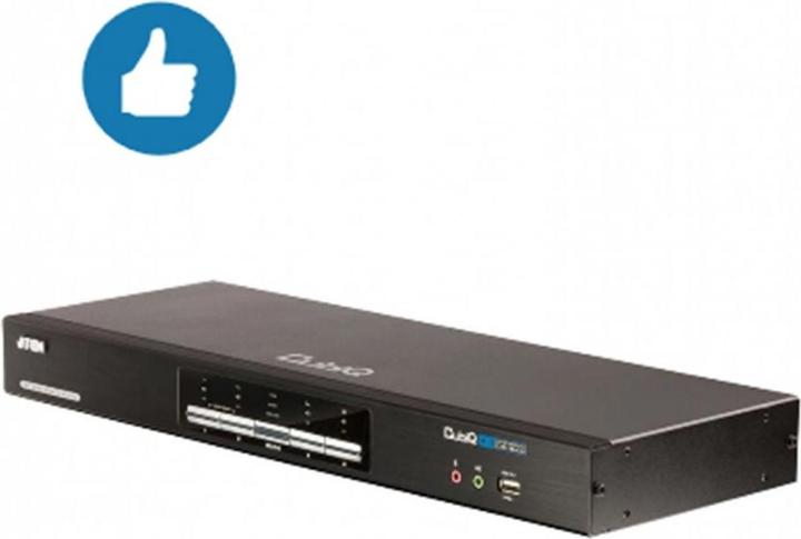 Actual product image Aten 4-Port USB DVI Dual-Link Dual Display/Audio