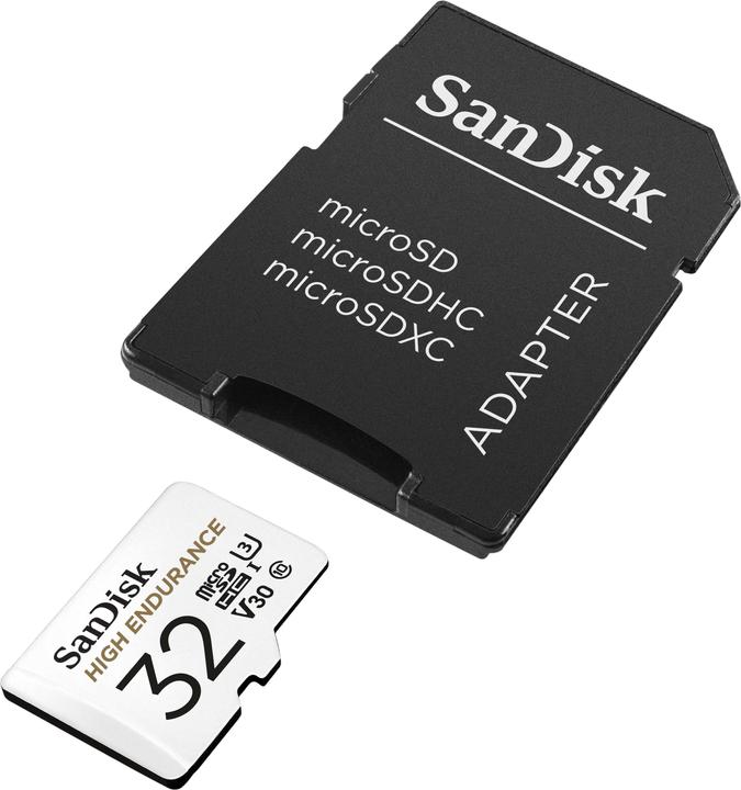 Immagine prodotto SanDisk High Endurance (32 GB, microSDHC, U3, UHS-I)