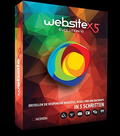 Produktbild Avanquest WebSite X5 Evolution 12 (1 User)