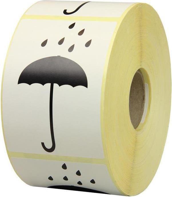 Actual product image Transpak Information label Dimensions 75x105mm Paper white Symbol Protect from moisture
