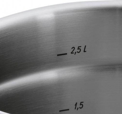 Produktbild WMF Bratentopf FUNCTION 4 Platin (24 cm, Bräter + Schmortopf, Edelstahl)