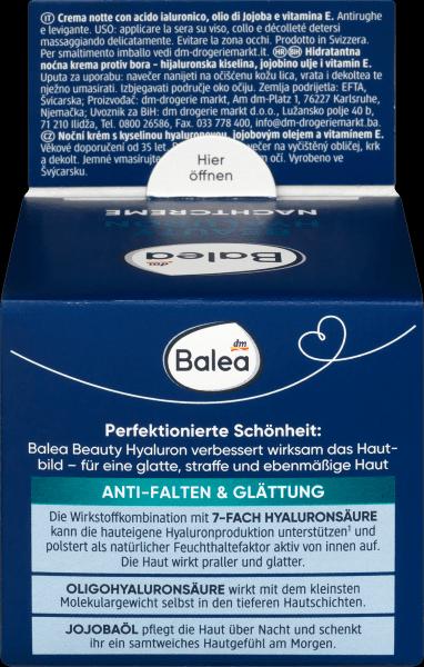 Immagine prodotto dm Balea Bellezza Hyaluron Crema Notte (50 ml, Crema notte)