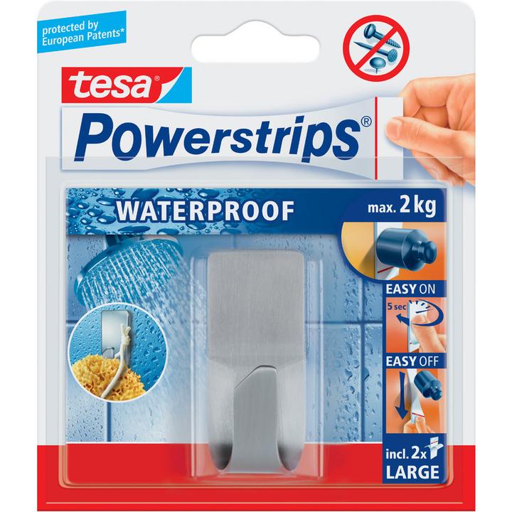 Image du produit tesa Crochets Powerstrips Waterproof ZOOM