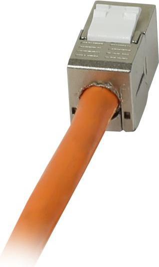 Produktbild Synergy 21 Keystone,Modul TP-Buchse(RJ45) CAT6A 500MHz Short mit Kabelklemme (Keystone Modul)