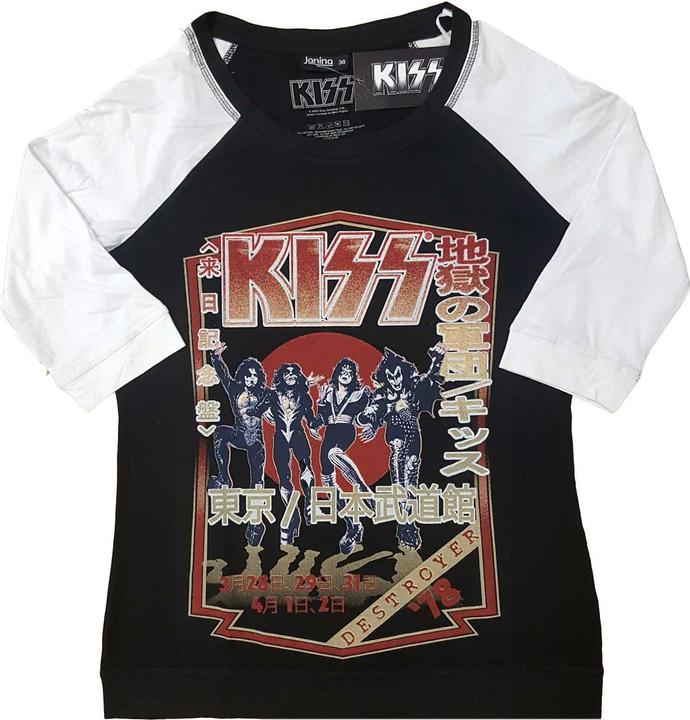 Immagine prodotto KISS Destroyer Tour 78 Maglietta Raglan Donna (4XL)