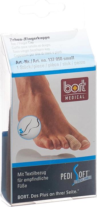 Bort Medical PediSoft Texline Zehen & Finerkappe small (Druckentlastung)
