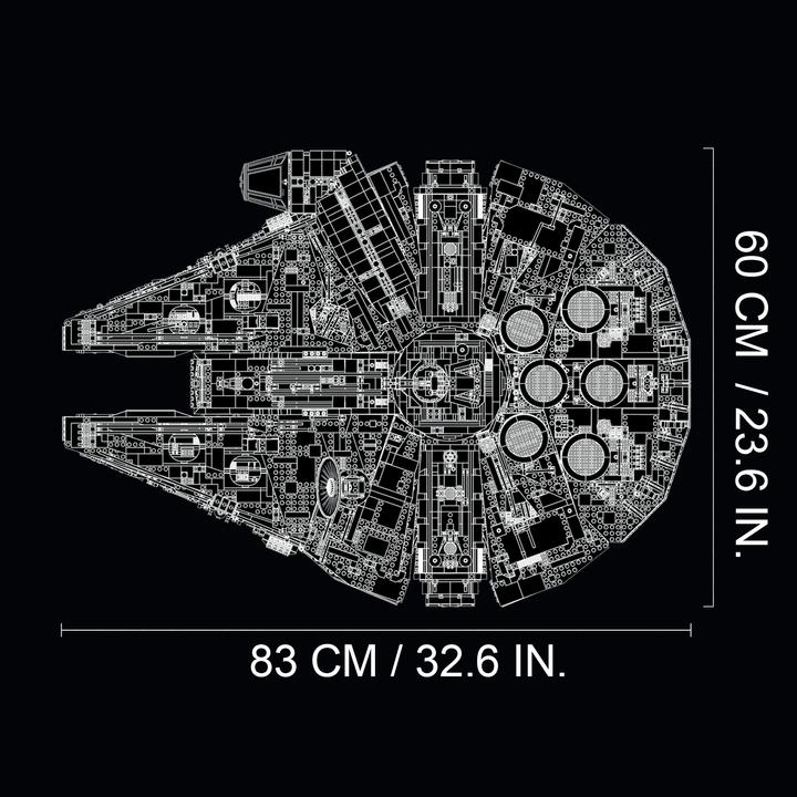 Actual product image LEGO Millennium Falcon (75192, LEGO Star Wars, LEGO Rare Sets)