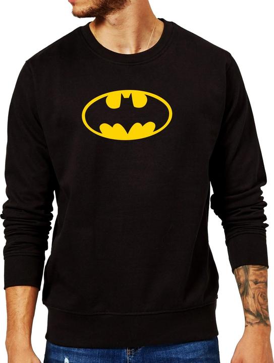 Immagine prodotto Batman Felpa con logo effetto usato (S)